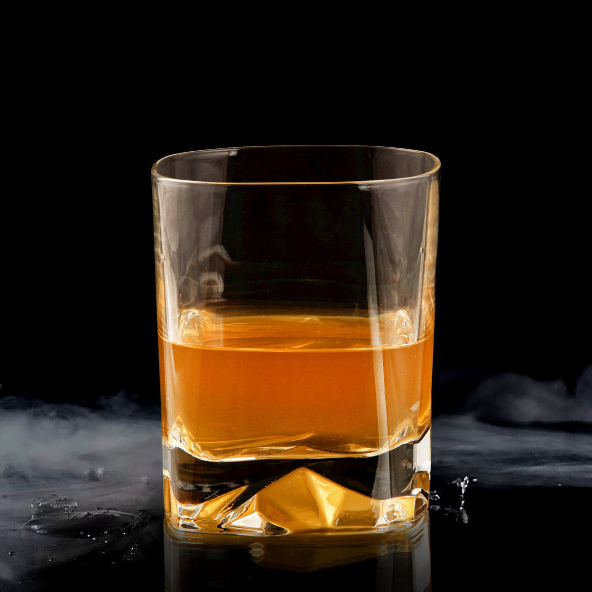 ON THE ROCKS CRYSTAL GLASS - SET OF 4