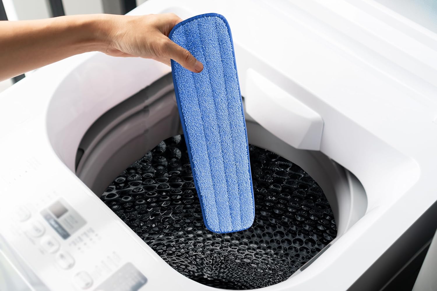Aluminium Flat Damp Mop Microfiber Refill, 45 cm ( Fits in 35/45 cm Frame )