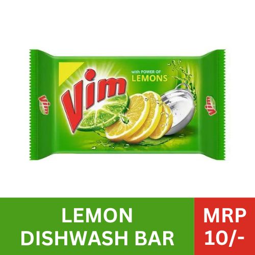 Vim Dishwash Bar - Lemon, MRP 10/-