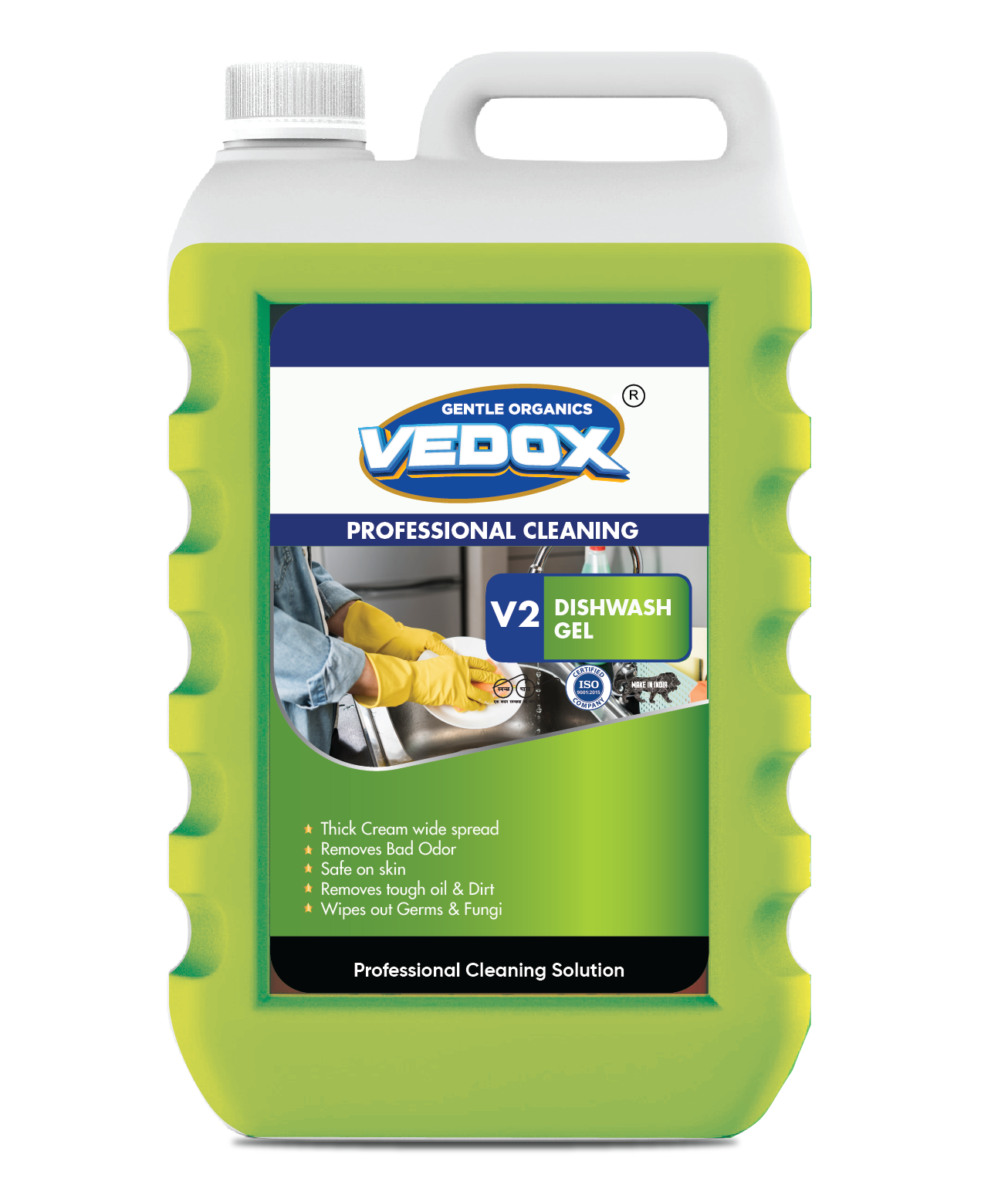 Vedox DET, Manual Dishwash Liquid, 5 L