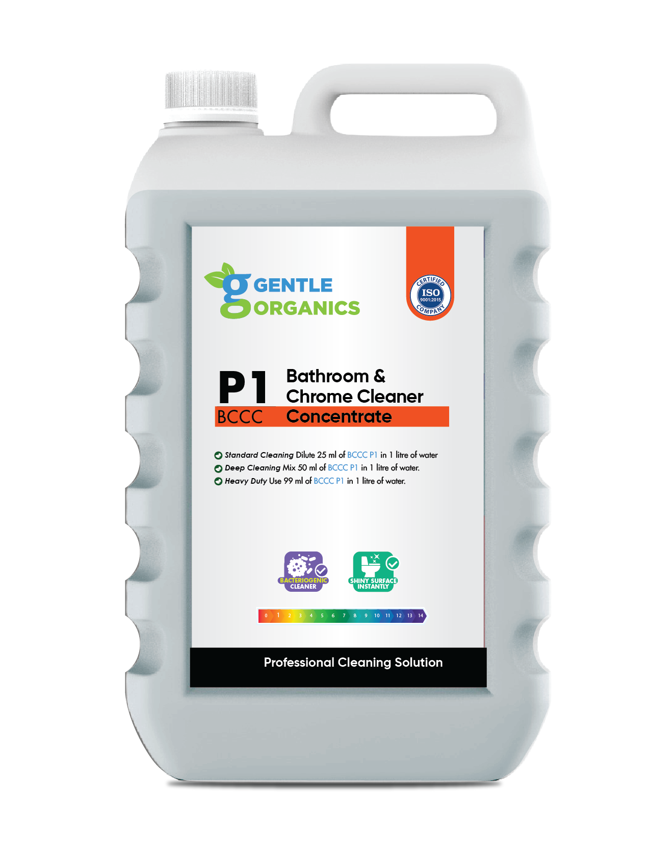 GO P1 - Bathroom & Chrome Cleaner, 5 L