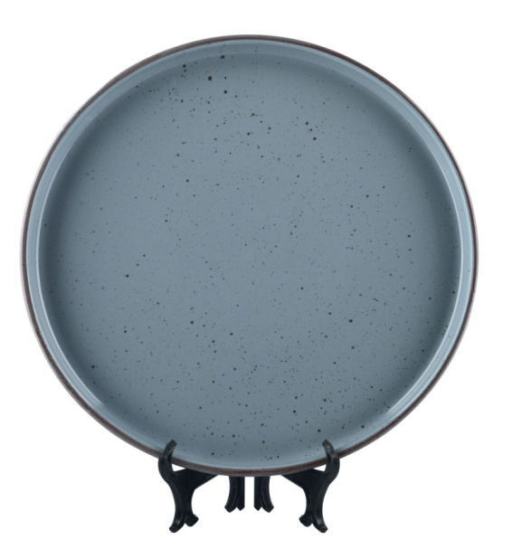 Edge Plate - Glaze Blue