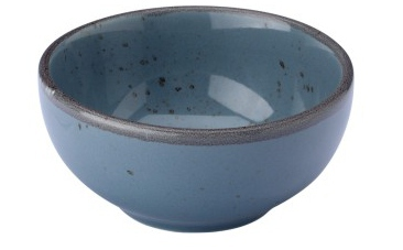 Footed Bowl - Glaze Blue