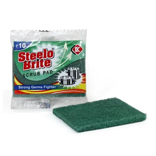 Steelo Brite Scrub Pad, 3x4 inch (  7.5x10cm ) - MRP 10/-