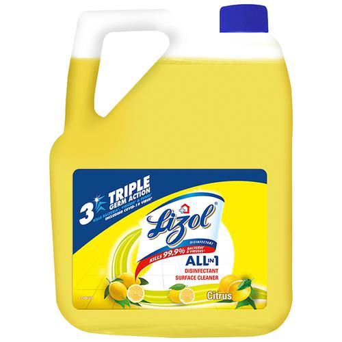 Lizol All In 1 Disinfectant Surface & Floor Cleaner, 5 L
