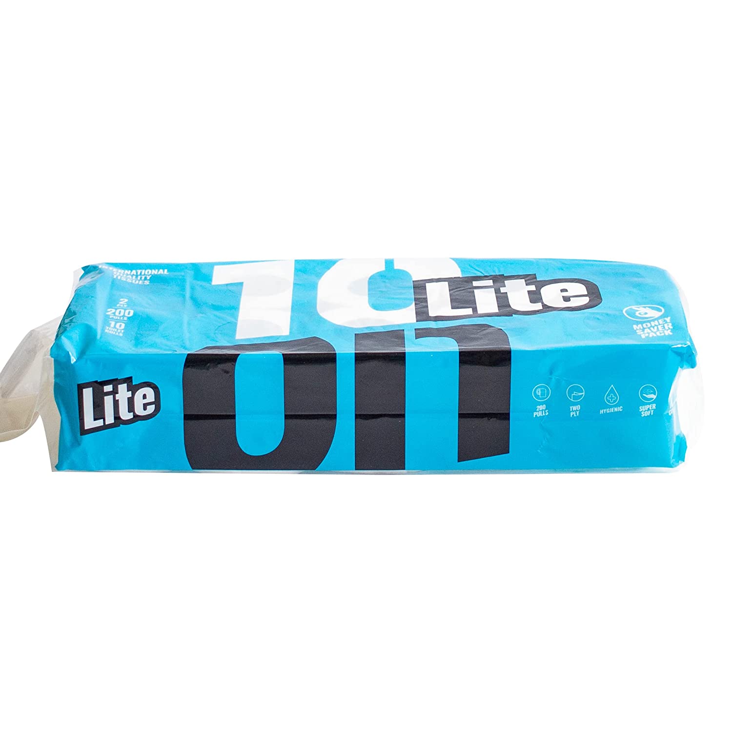 10on Lite Soft Toilet Roll, 2 Ply x 200 Pull, Pack of 10 Roll x 75 g Each
