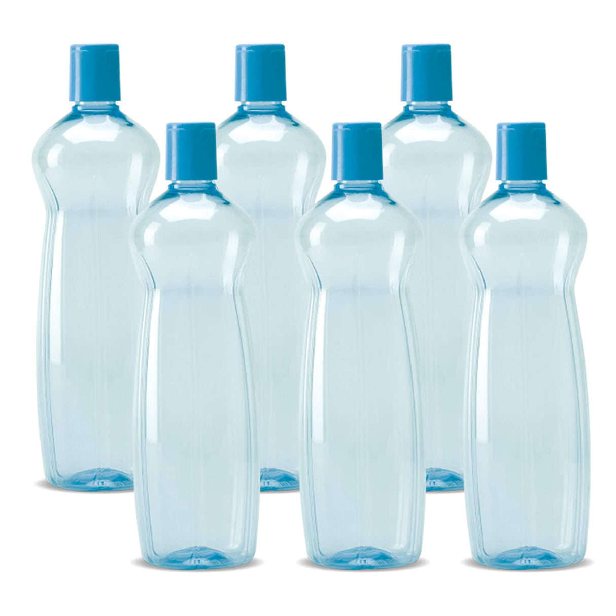 MILTON Pacific 1000 Pet Water Bottles, 1 Litre Each, Set of 6