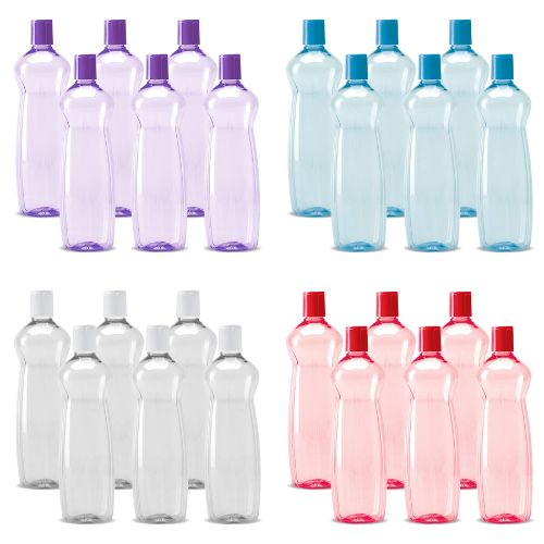 MILTON Pacific 1000 Pet Water Bottles, 1 Litre Each, Set of 6