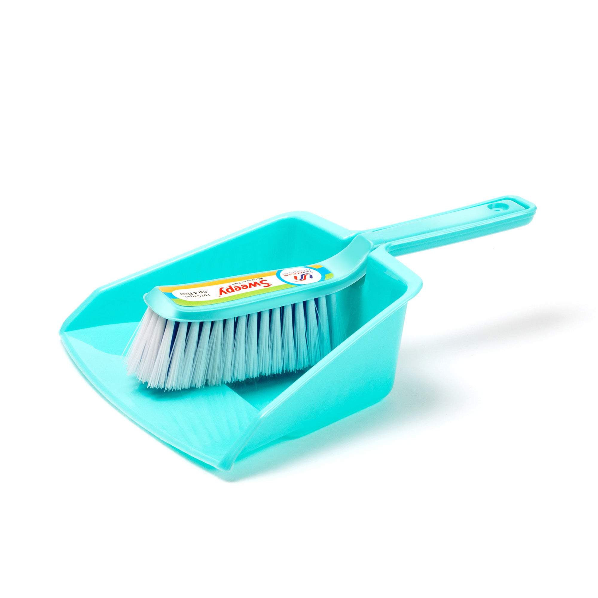 Sweepy Dust Pan with Brush, Multicolour