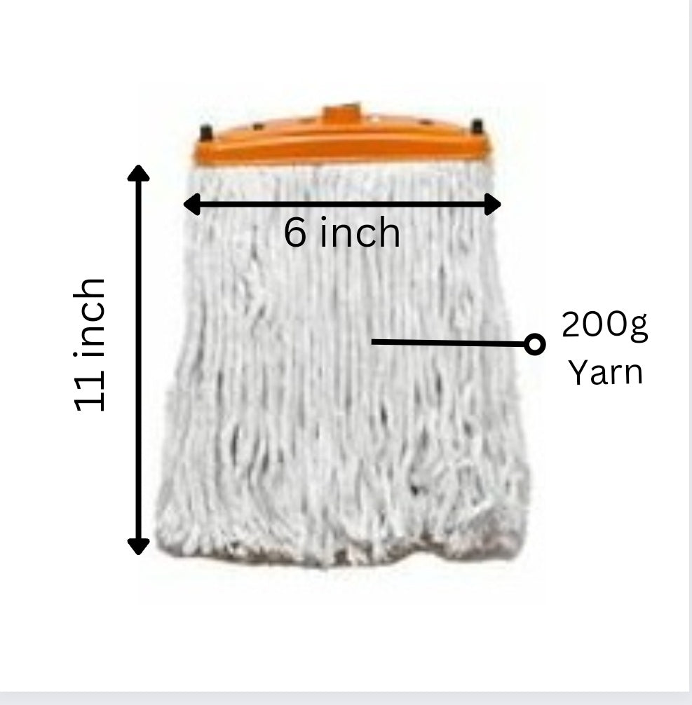 Tiga Regular T Mop, Flat Kotak, 200g Yarn