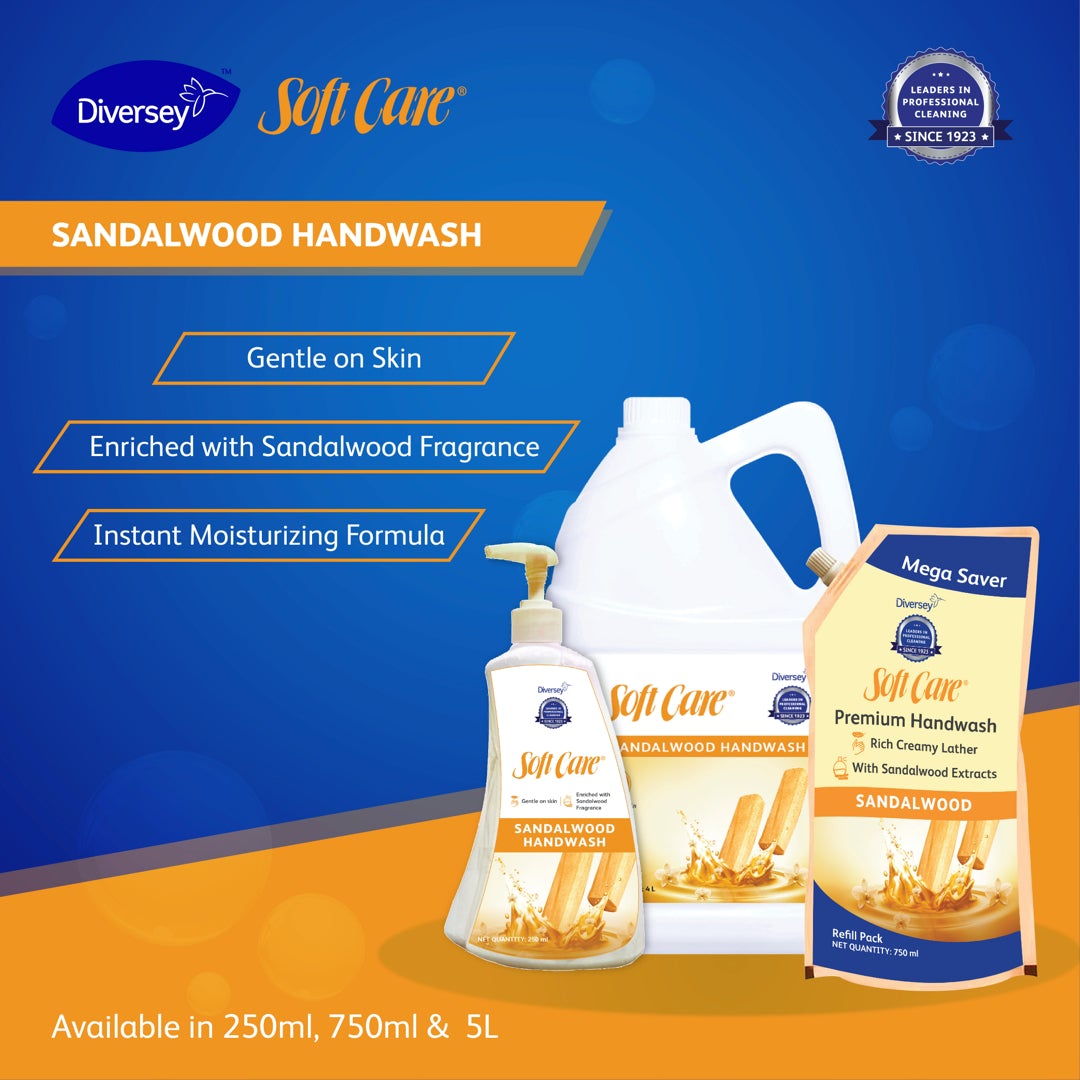 Soft Care Sandalwood Liquid Handwash, 750 ml