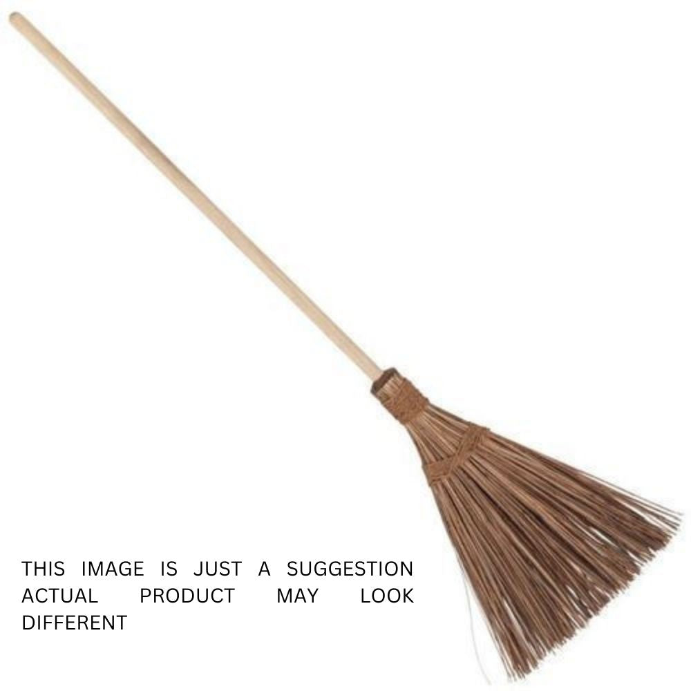 CO50 Coconut Broom with 4 FT Bamboo Stick