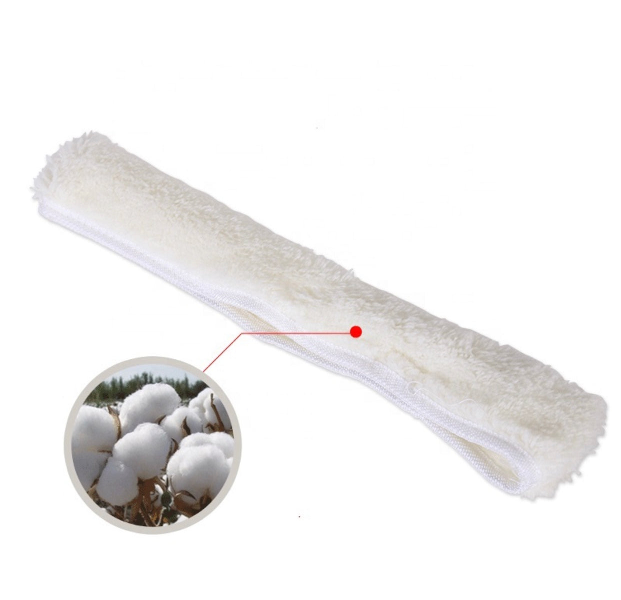 Microfiber Glass Washer Applicator Refill, 35 Cm
