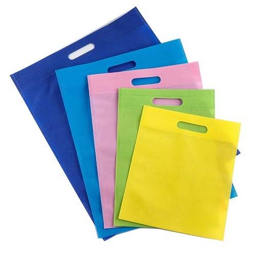 Non Woven D Cut Carry Bag, 1 Kg