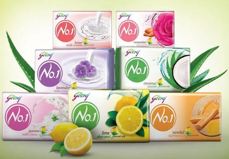 Godrej No 1 Soap, 100g x 5 Pcs. ( 1 Set )
