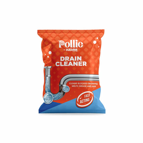 Pollie Drain Cleaning Unclogging Powder, 50g x 12 Pcs