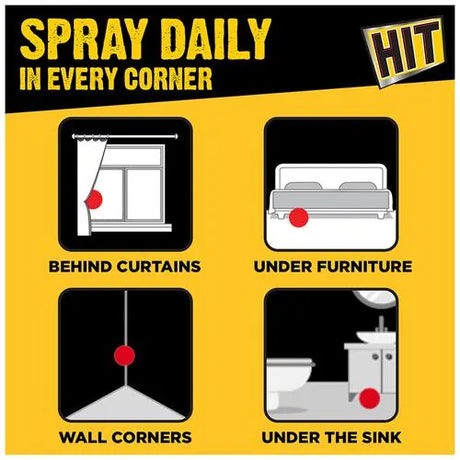HIT Spray - Flying Insect Killer, - Mosquito & Fly Killer Spray