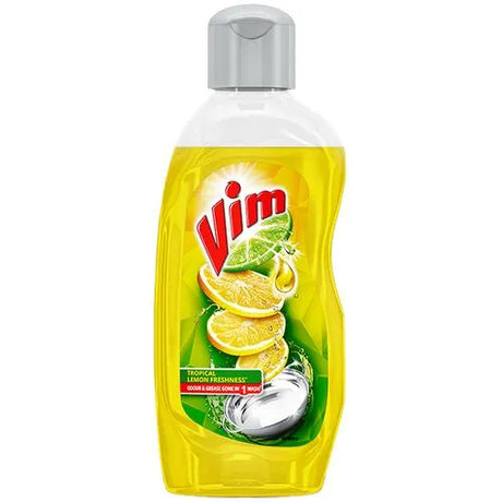 Vim Dishwash Liquid Gel - Lemon, 250 ml Bottle