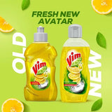 Vim Dishwash Liquid Gel - Lemon, 250 ml Bottle