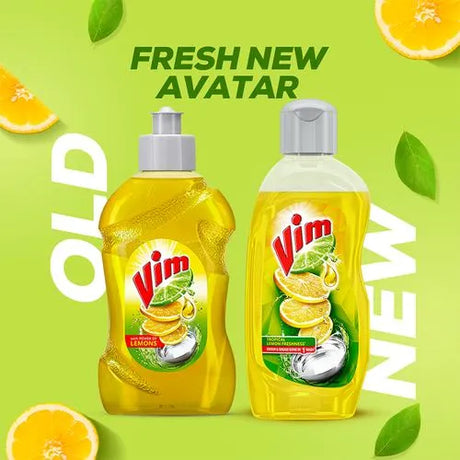 Vim Dishwash Liquid Gel - Lemon, 500 ml Bottle