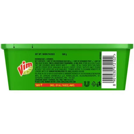 Vim Dishwash Bar - Lemon, 500 g