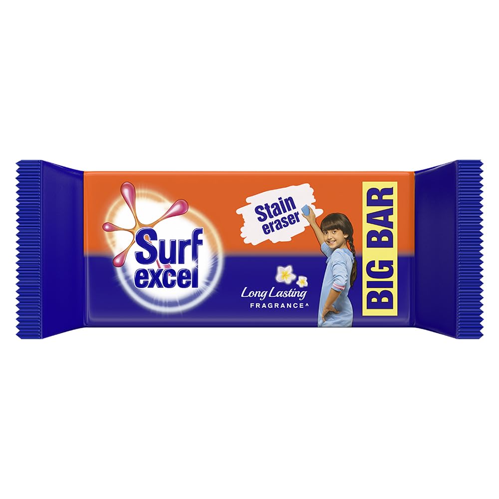 Surf Excel Detergent Bar, 250 g