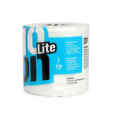 10on Lite Toilet Roll, Virgin Paper, 2 Ply, 240 Pull, 100g - 1 Pc.