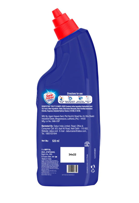 Sani Fresh Advanced Liquid Toilet Bowl Cleaner, 520ml