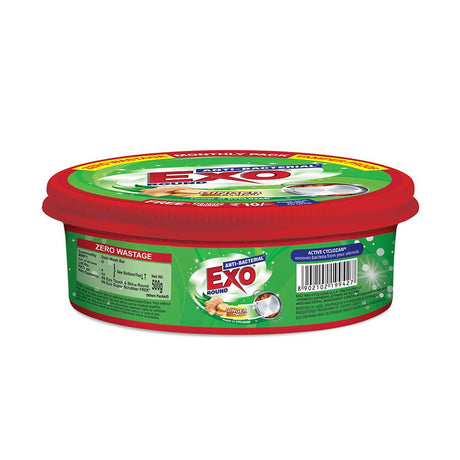 Exo Round Dishwash Bar 500G With Exo Super Scrubber Free