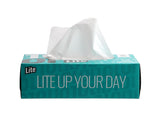 10on Lite Soft Facial Tissue Box, 2 Ply, 80 Pull, 18x20 cm, Assorted Colour