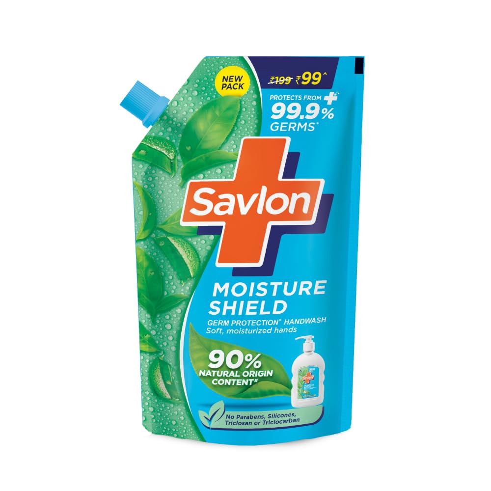 Savlon Germ Protection Liquid Handwash, 675 ml Refill Spout Pack