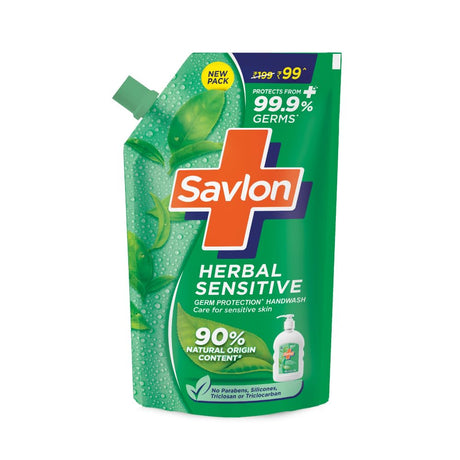 Savlon Germ Protection Liquid Handwash, 675 ml Refill Spout Pack