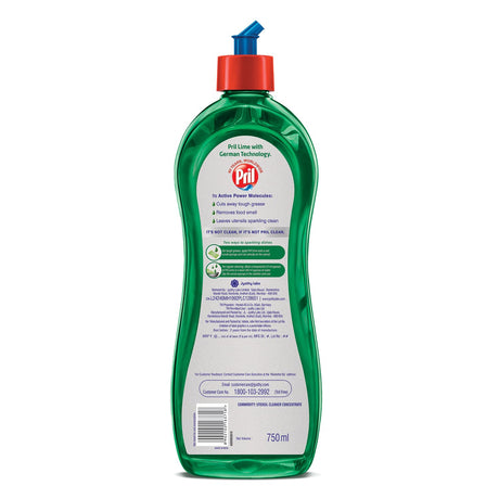 Pril Lime Liquid Dishwash Gel - 750 ml