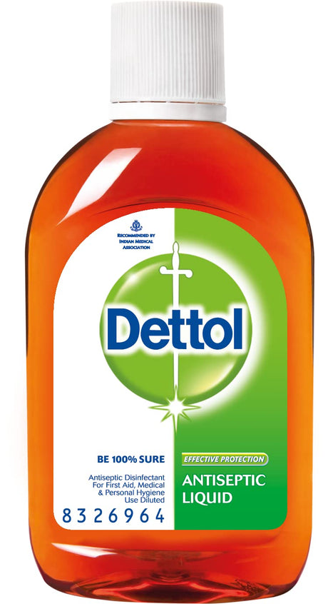 Dettol Antiseptic Liquid for First Aid , Surface Disinfection and Personal Hygiene