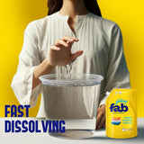 Godrej Fab Liquid Detergent Refill Pouch for Machine & Hand Wash - 1L