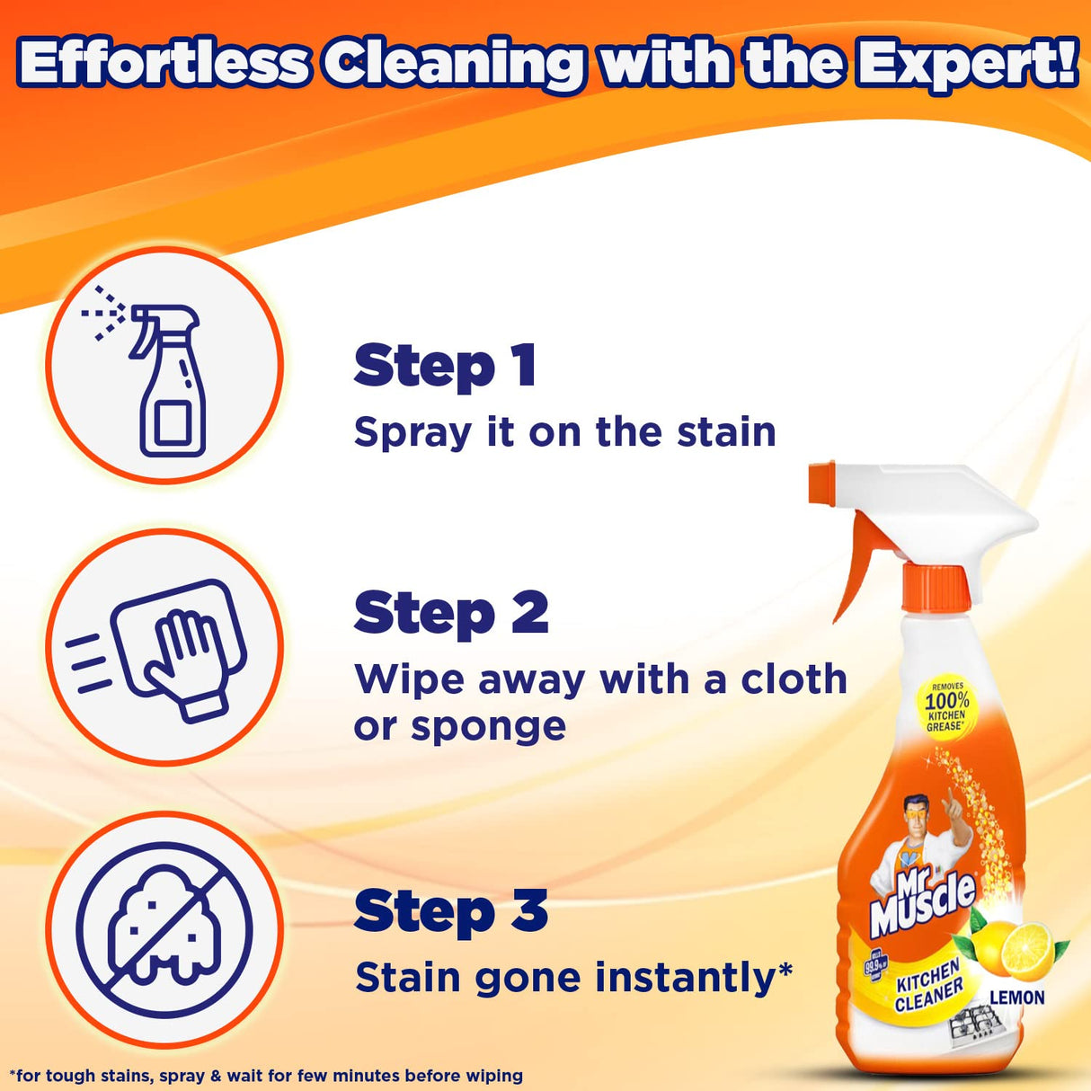 Mr. Muscle Kitchen Cleaner - 450 ml