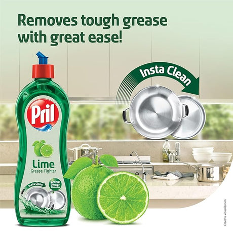 Pril Lime Liquid Dishwash Gel - 750 ml