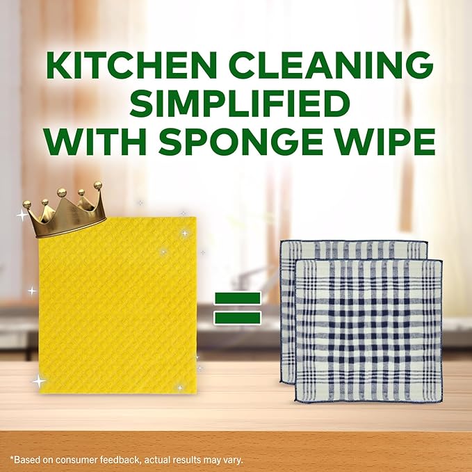 Scotch Brite Professional Sponge Wipe, 15x18 cm - Pack of 4 Pcs