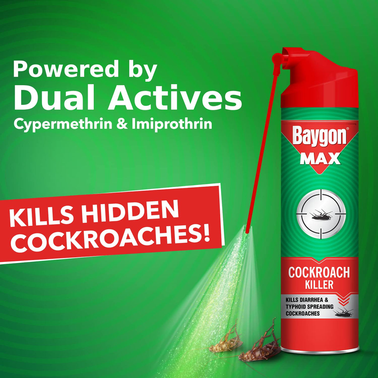 Baygon CIK - Crawling Insect Killer ( Cockroach Killer - Kitchen Defence )
