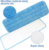 Aluminium Flat Damp Mop Microfiber Refill, 45 cm ( Fits in 35/45 cm Frame )