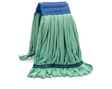 Emoby Imported Microfiber Clip & Fit Wet Mop Refill, Loop End, 350g