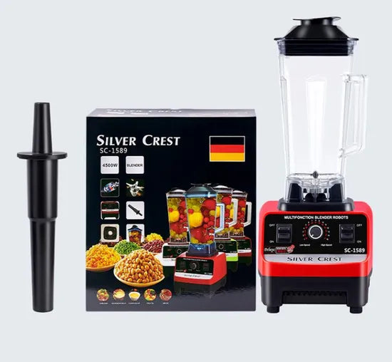 Heavy Duty 4500W Multifunction Blender – 2L Commercial Fruit Juicer & Mixer (Silver Crest SC-1589)