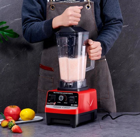 Heavy Duty 4500W Multifunction Blender – 2L Commercial Fruit Juicer & Mixer (Silver Crest SC-1589)