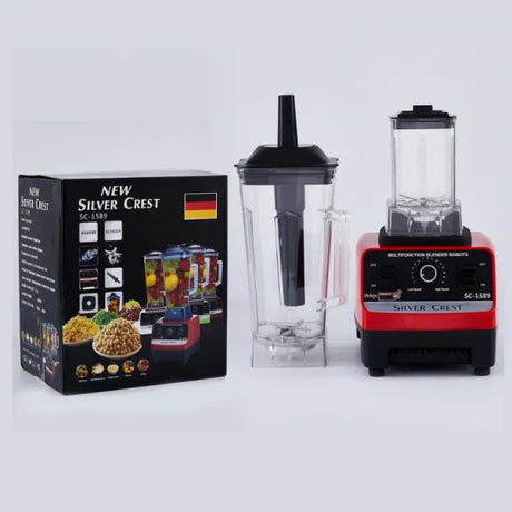 Heavy Duty 4500W Multifunction Blender – 2L Commercial Fruit Juicer & Mixer (Silver Crest SC-1589)