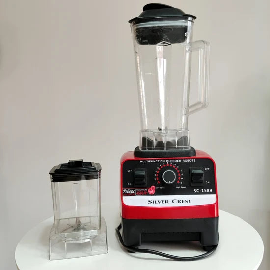 Heavy Duty 4500W Multifunction Blender – 2L Commercial Fruit Juicer & Mixer (Silver Crest SC-1589)