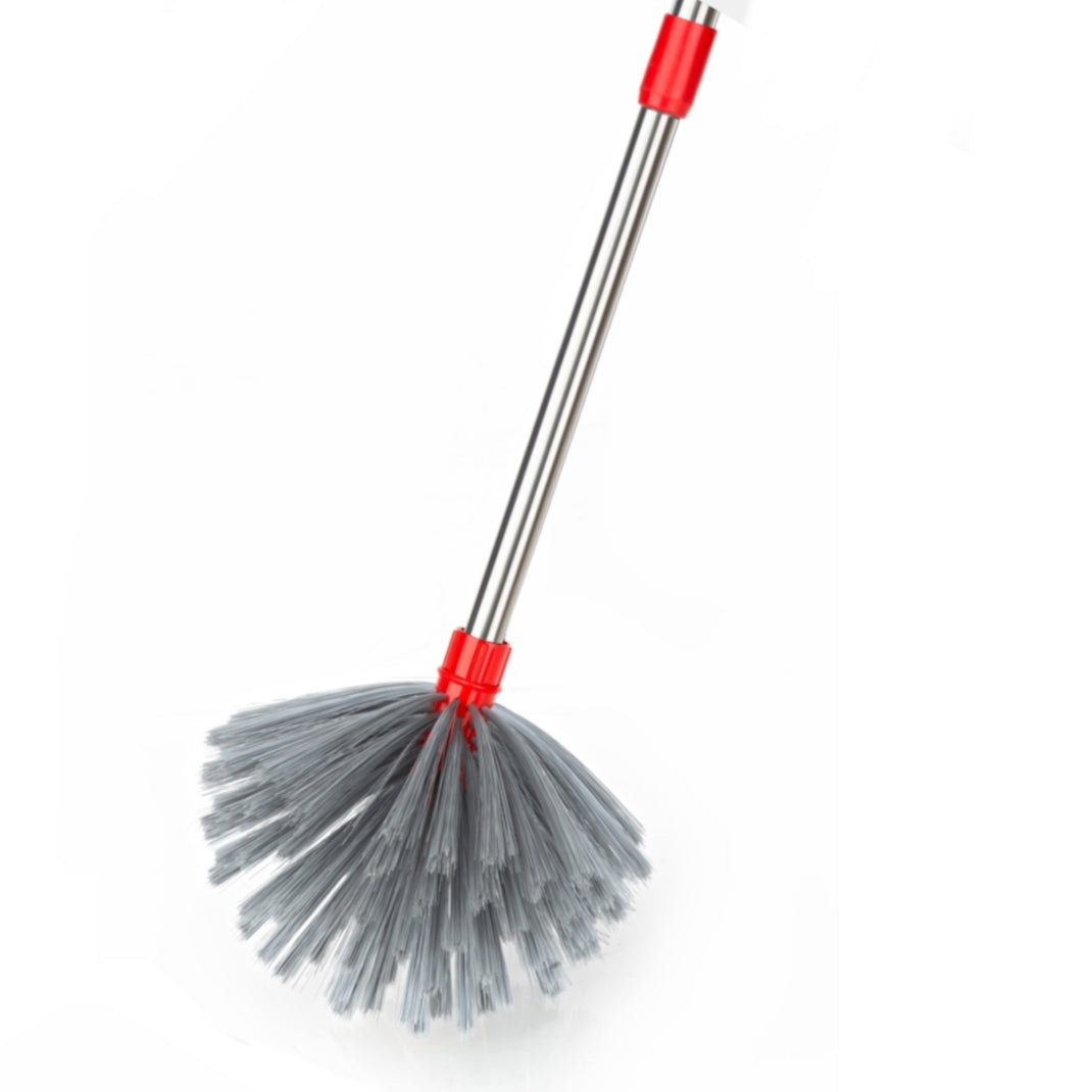 Nath Round Ceiling Broom With 4.5 FT Telescopic SS Handle, Multicolour