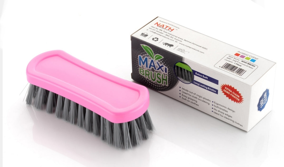 Nath Maxi Multipurpose Washing Brush, Virgin, Multicolor