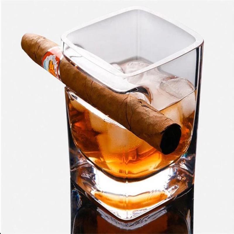 SQUARE WHISKEY GLASS - SET OF 2