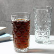 GEOMETRIC TALL CRYSTAL GLASS-SET OF 6