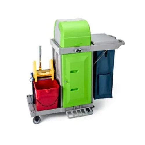 Multi Purpose Trolley with Wringer(Green)